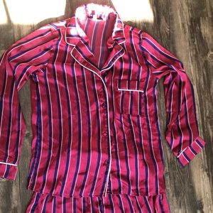 Missguided Satin PJ Set